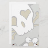 Städtischer Schädel stationär Briefpapier (Vorne/Hinten)