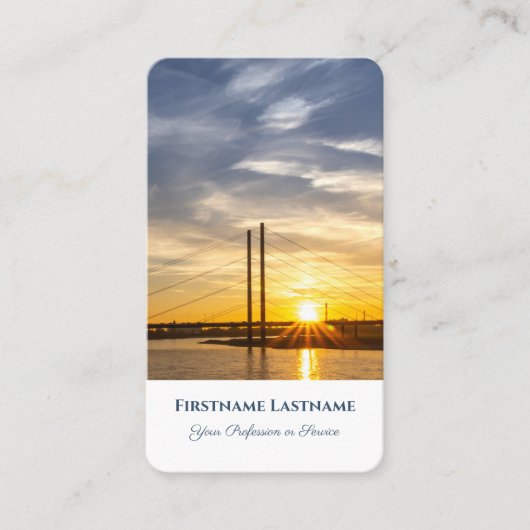 Städtischer Sonnenuntergang Taxi Fahrer Führer Sta Visitenkarte (Vorderseite)