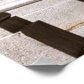 Städtischer Straßenkorridor Poster (Ecke)