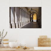 Städtischer Straßenkorridor Poster (Küche)