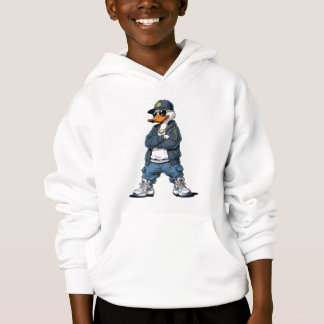 Städtischer Straßenstil-Enten-Charakter Hoodie