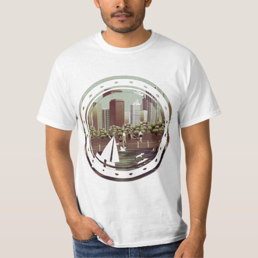 Städtischer T - Shirt (Vorderseite)