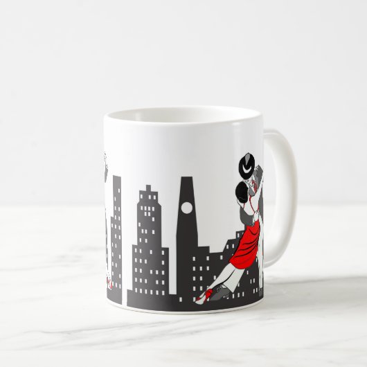 Städtischer Tango Kaffeetasse (VorderseiteRechts)
