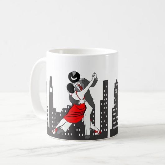 Städtischer Tango Kaffeetasse (Vorderseite Links)