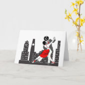 Städtischer Tango Karte (Gelbe Blume)