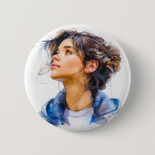 Städtischer Teenager Button (Vorderseite)