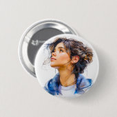 Städtischer Teenager Button (Vorne & Hinten)