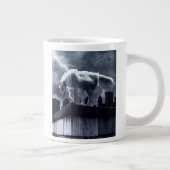 Städtischer Wolf Jumbo-Tasse (Rechts)