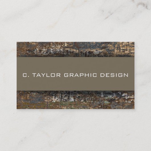 "Städtisches abstraktes" 1 Visitenkarte (Vorderseite)