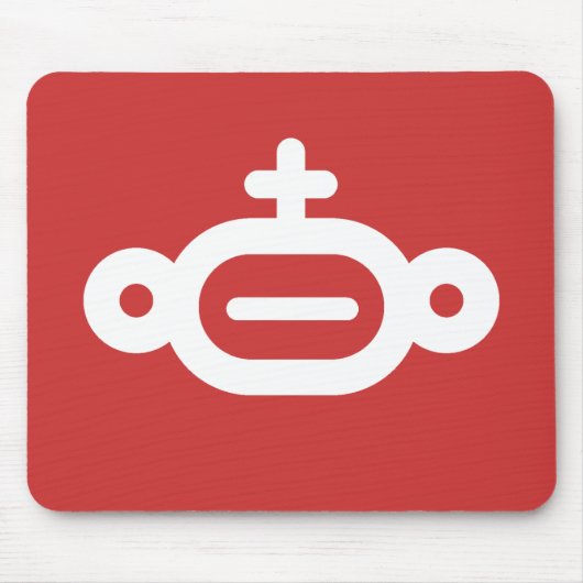 Städtisches alien-Logo Mousepad (Vorne)