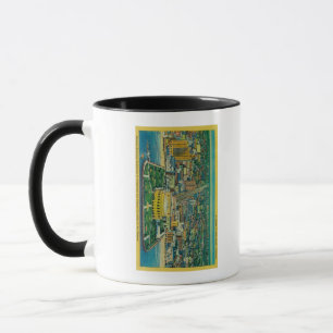 Städtisches Auditorium auf Strand Tasse