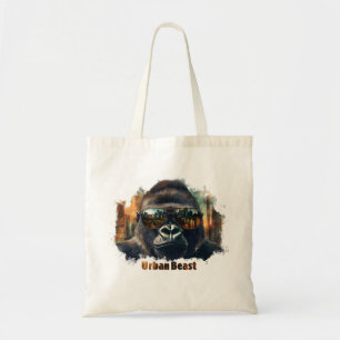 Städtisches Biest Gorilla mit Sonnenbrille Tragetasche