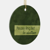 Städtisches Chic schellen bitte Bell-Verzierung Keramikornament (Rechts)