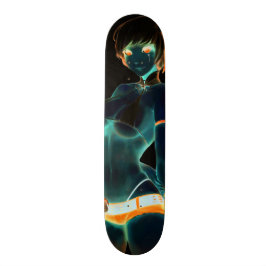 Städtisches dunkles skateboard