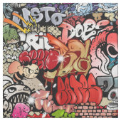 Städtisches dynamisches Straßenkunst Stoff (Nahaufnahme)