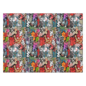 Städtisches dynamisches Straßenkunst Tischdecke (Vorderseite (Horizontal))