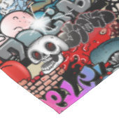 Städtisches dynamisches Straßenkunst Tischdecke (Schrägansicht)