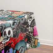 Städtisches dynamisches Straßenkunst Tischdecke (Beispiel)