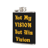 Städtisches fantastisches männliches Design Flachmann (Links)