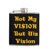 Städtisches fantastisches männliches Design Flachmann (Vorderseite)