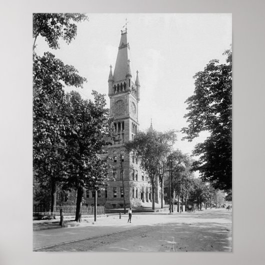 Städtisches Gebäude Scranton Pa. Poster (Vorne)