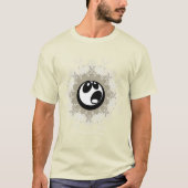 Städtisches Gesicht auf schwarz. T-Shirt (Vorderseite)