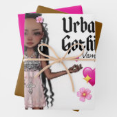 Städtisches Gotisches Geschenk - Wrap 7 Geschenkpapier Set (Beispiel)