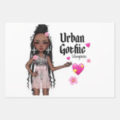 Städtisches Gotisches Geschenk - Wrap 7 Geschenkpapier Set (Vorderseite)