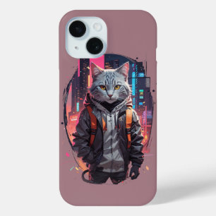 Städtisches Katzendesign Case-Mate iPhone Hülle