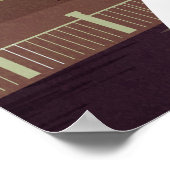 Städtisches Landschaftsposter Poster (Ecke)