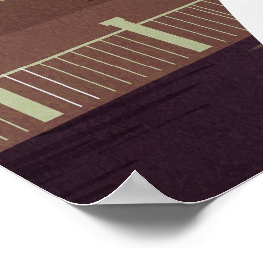 Städtisches Landschaftsposter Poster (Ecke)