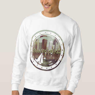 Städtisches Landschaftspulli Sweatshirt