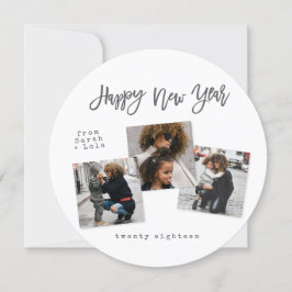 STÄDTISCHES MODERNES GLÜCKLICHES NEUJAHR FEIERTAGSKARTE