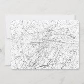 STÄDTISCHES MODERNES GLÜCKLICHES NEUJAHR (SILVER) FEIERTAGSKARTE (Rückseite)