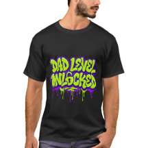 Städtisches Neon-Throw-up-Graffiti-T-Shirt-Geschen