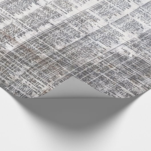 städtisches Packpapier der Zeitung (Ecke)