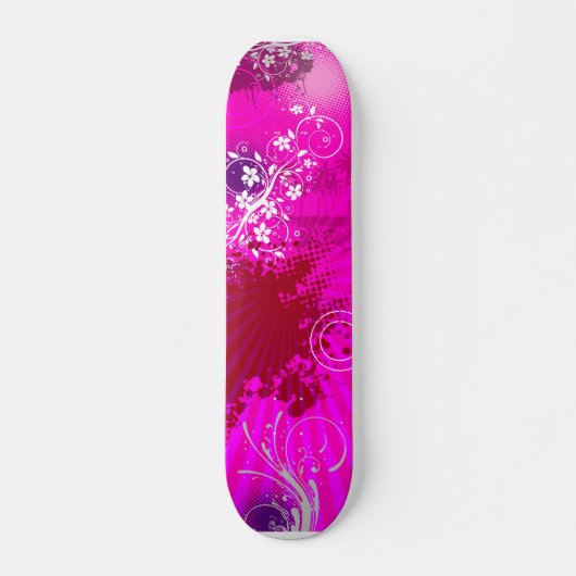 Städtisches Schmutz-Rosa Skateboard (Vorne)