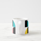 Städtisches, trendiges, farbenfrohes, modernes gra espressotasse (Rückseite)