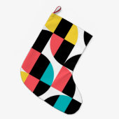 Städtisches, trendiges, farbenfrohes, modernes gra großer weihnachtsstrumpf (Vorderansicht (hängend))