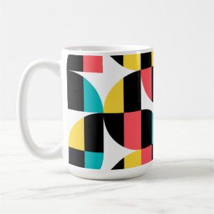Städtisches, trendiges, farbenfrohes, modernes gra kaffeetasse