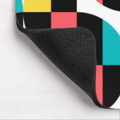 Städtisches, trendiges, farbenfrohes, modernes gra mousepad (Ecke)