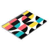 Städtisches, trendiges, farbenfrohes, modernes gra notizblock (Linke Seite)