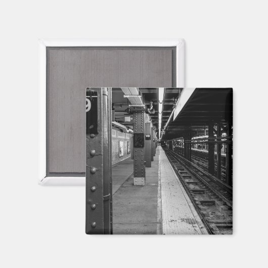 städtisches U-Bahn-Foto Magnet (Vorderseite/Rückseite)