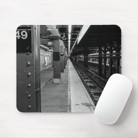 Städtisches Untergrundbahn-Foto Mousepad (Mit Mouse)