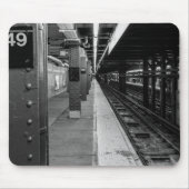 Städtisches Untergrundbahn-Foto Mousepad (Vorne)