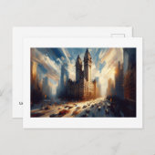 Städtisches Zentrum Ontario Postkarte (Vorne/Hinten)