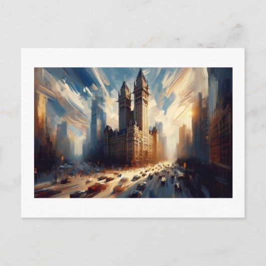 Städtisches Zentrum Ontario Postkarte (Vorderseite)