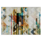 Städtisches Zickzack II Schneidebrett (Vorderseite)