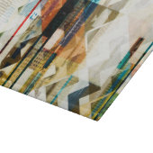 Städtisches Zickzack II Schneidebrett (Ecke)