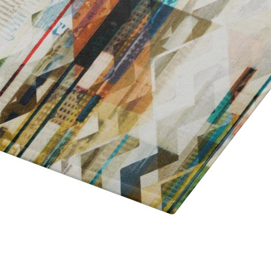 Städtisches Zickzack II Schneidebrett (Ecke)